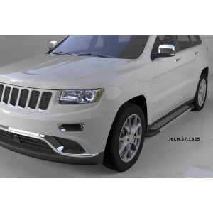 Can Otomotiv JECH.57.1325 пороги алюминиевые (Topaz) Jeep Grand Cherokee (2011-) (кроме SRT)