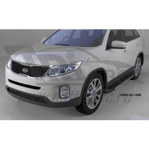 Can Otomotiv KISO.52.1388 пороги алюминиевые (Onyx) KIA Sorento (2012-)