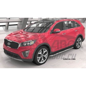 Can Otomotiv KISO.55.1389 пороги алюминиевые (Ring) KIA Sorento Prime (2015-)
