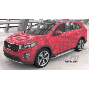 Can Otomotiv KISO.56.1389 пороги алюминиевые (Opal) KIA Sorento Prime (2015-)