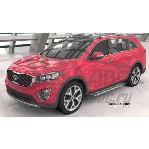 Can Otomotiv KISO.57.1389 пороги алюминиевые (Topaz) KIA Sorento Prime (2015-)