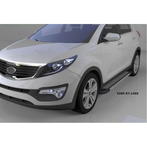 Can Otomotiv KISP.57.1455 пороги алюминиевые (Topaz) Hyundai ix35 (2009-2015)