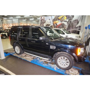 Can Otomotiv LADI.47.1485 пороги алюминиевые (Alyans) Land Rover Discovery 3 (2008-2010)