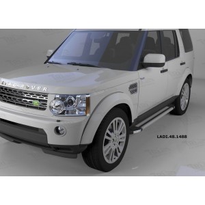 Can Otomotiv LADI.48.1488 пороги алюминиевые (Brillant) Land Rover Discovery 3 (2008-2010) (серебр)