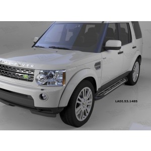 Can Otomotiv LADI.53.1485 пороги алюминиевые (Corund Silver) Land Rover Discovery 3 (2008-2010)
