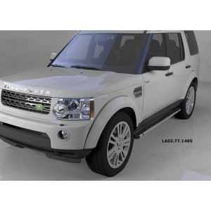Can Otomotiv LADI.77.1485 пороги алюминиевые (Emerald Black) Land Rover Discovery 3 (2008-2010)