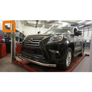 Can Otomotiv LE46.33.4602 защита переднего бампера Lexus GX460 (2014-) (одинарная) d 76