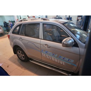 Can Otomotiv LIX6.45.8886 пороги нержавеющая труба с листом C2 d60mm Lifan X60 (2013-)