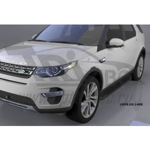 Can Otomotiv LRDS.69.1488 пороги алюминиевые (Corund Black) Land Rover Discovery Sport (2015-)
