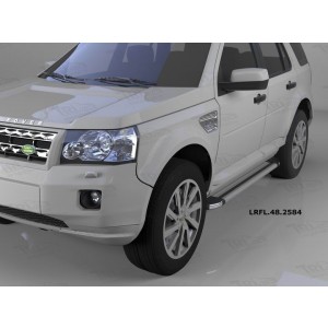 Can Otomotiv LRFL.48.2584 пороги алюминиевые (Brillant) Land Rover Freelander 2 (2008-) (серебр)