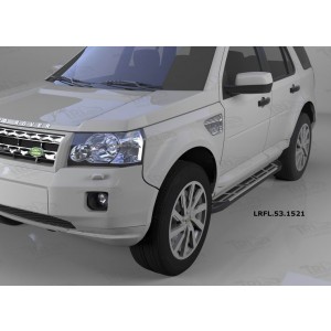 Can Otomotiv LRFL.53.1521 пороги алюминиевые (Corund Silver) Land Rover Freelander 2 (2008-)