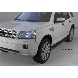 Can Otomotiv LRFL.54.1521 пороги алюминиевые (Sapphire Black) Land Rover Freelander 2 (2008-)