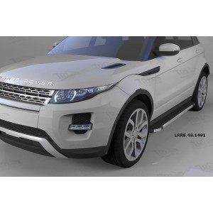 Can Otomotiv LRRE.48.1491 пороги алюминиевые (Brillant) Land Rover Evoque (2011-) кроме к-ции Dynamic (черн/нерж)