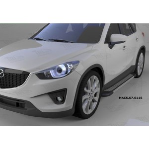 Can Otomotiv MAC5.57.0115 пороги алюминиевые (Topaz) Mazda CX5 (2012-2015 /2015-)