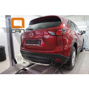 Can Otomotiv MAC5.57.0119 защита заднего бампера Mazda CX5 (2012-2015 /2015-) (одинарная) d 42