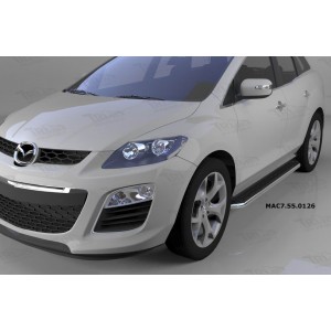 Can Otomotiv MAC7.55.0126 пороги алюминиевые (Ring) Mazda CX7 (2011-)