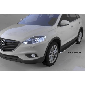 Can Otomotiv MAC9.55.0127 пороги алюминиевые (Ring) Mazda CX9 (2013-)