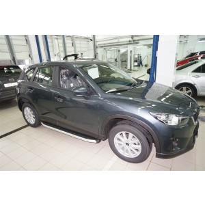Can Otomotiv MACX.47.1973 пороги алюминиевые (Alyans) Mazda CX5 (2012-2015 / 2015-)