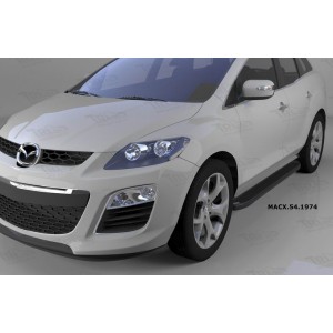 Can Otomotiv MACX.54.1974 пороги алюминиевые (Sapphire Black) Mazda CX7 (2011-)