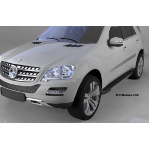 Can Otomotiv MEMK.52.1730 пороги алюминиевые (Onyx) Mercedes ML W164 (2006-2011)
