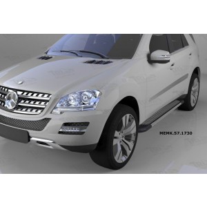 Can Otomotiv MEMK.57.1730 пороги алюминиевые (Topaz) Mercedes ML W164 (2006-2011)