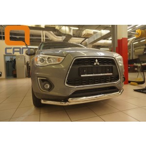 Can Otomotiv MIAS.33.6008 защита переднего бампера Mitsubishi ASX (2012-) (двойная) 60/60