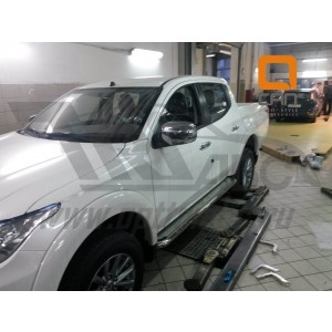 Can Otomotiv MIL2.45.1975 пороги нержавеющая труба с листом C2 d60mm Mitsubishi L200 (2015-)