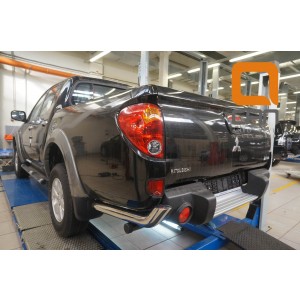 Can Otomotiv MIL2.53.1988 защита заднего бампера Mitsubishi L200 (2014-2015) (уголки) d 76