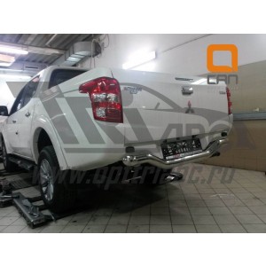 Can Otomotiv MIL2.55.6030 защита заднего бампера Mitsubishi L200 (2015-) (одинарная волна) d76