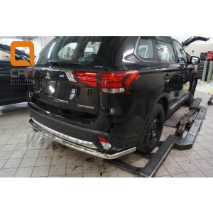 Can Otomotiv MIOL.55.2067 защита заднего бампера Mitsubishi Outlander (2015-) (одинарная) d 60