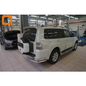 Can Otomotiv MIPA.53.1913 защита заднего бампера Mitsubishi Pajero IV (2011-2014/2014-) (уголки) d 76/42