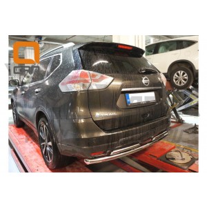 Can Otomotiv NIXT.57.2167 защита заднего бампера Nissan X-Trail (2014-) (двойная) d 60/42