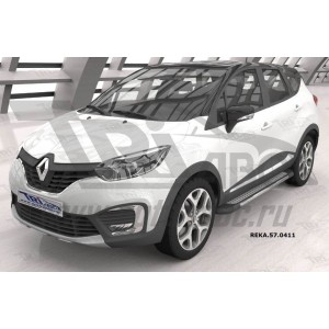 Can Otomotiv REKA.57.0411 пороги алюминиевые (Topaz) Renault Kaptur (2016-)