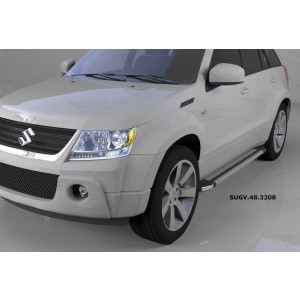 Can Otomotiv SUGV.48.3208 пороги алюминиевые (Brillant) Suzuki Grand Vitara (2006-2010-) (серебр)