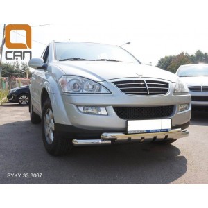 Can Otomotiv SYKY.33.3067 защита переднего бампера SsangYong Kyron (2006-) (Shark) d 76/76
