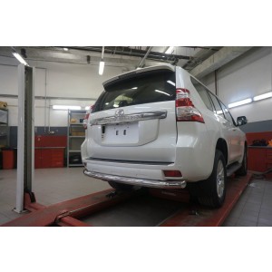 Can Otomotiv TOC5.57.3401 защита заднего бампера Toyota Land Cruiser 150 (2009- /2014-) (одинарная) d 76