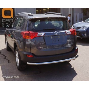 Can Otomotiv TOR4.55.3571 защита заднего бампера Toyota RAV4 (2013-2015) (одинарная) d 60
