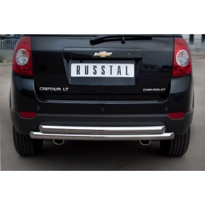 Руссталь CHCZ-000833 защита заднего бампера d63/63 (дуга) на Chevrolet Captiva 2011-2013