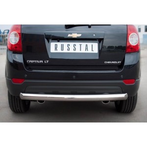 Руссталь CHCZ-000834 защита заднего бампера d76 (дуга) на Chevrolet Captiva 2011-2013