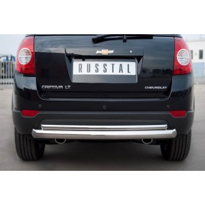 Руссталь CHCZ-000835 защита заднего бампера d76_42 (дуга) на Chevrolet Captiva 2011-2013