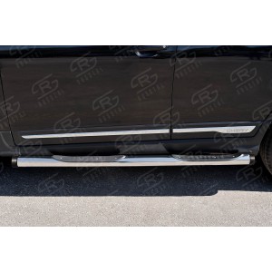 Руссталь CT5T-0022632 пороги труба d76 с накладкой (вариант 2) на Chery Tiggo 5 2014