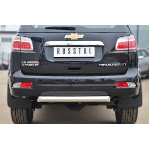 Руссталь CTRZ-001515 защита заднего бампера d76 (дуга) на Chevrolet Trailblazer 2012-