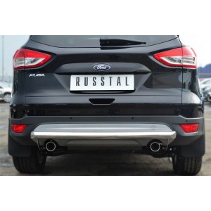 Руссталь FGZ-001383 защита заднего бампера d63 (дуга) на Ford Kuga 2013-