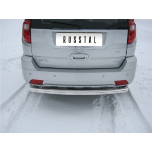 Руссталь GH3Z-000304 защита заднего бампера 63 на Great Wall (Hover H3) 2010-