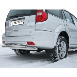 Руссталь GH3Z-000305 защита заднего бампера 63/42 на Great Wall (Hover H3) 2010-