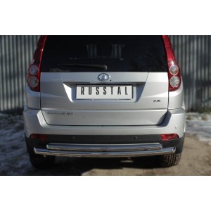 Руссталь GWH3Z-001955 защита заднего бампера d63 (дуга) d42 (дуга) на Great Wall Hover H3 2014-