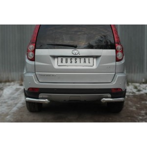 Руссталь GWH3Z-001956 защита заднего бампера уголки d63(секции) на Great Wall Hover H3 2014-