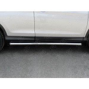 Руссталь HCRT-0022221 пороги труба d63 (со скошенными торцами) на Honda CR-V 2015 2.0