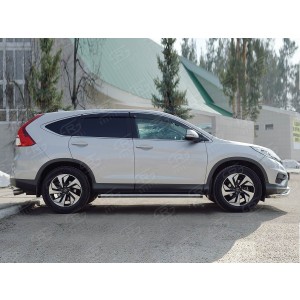 Руссталь HCRT-0022222 пороги труба d63 (с заглушками на торцах) на Honda CR-V 2015 2.0