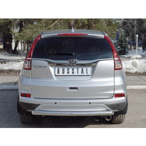 Руссталь HCRZ-002226 защита заднего бампера d63 дуга на Honda CR-V 2015 2.0